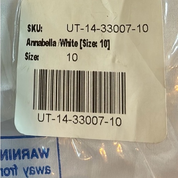 NWT UNTUCKit Women's “Annabella“ Premium Cotton Blend White Shirt.  Sz 10. - Picture 5 of 7